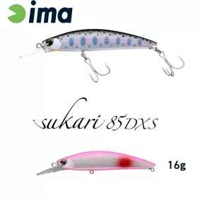 Ima Sukari 85DXS 8,3cm 16gr 013 Red Spot Pink Wobbler