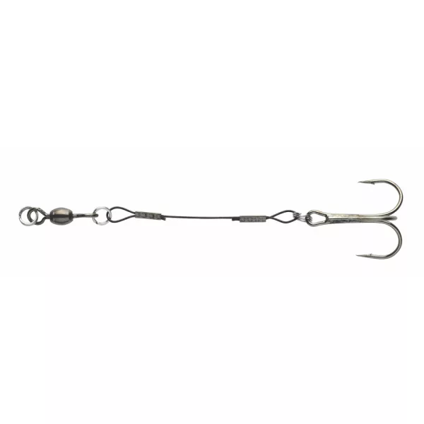 Sakura - SOFT LURE RIG - Size L - 9CM - Single Hook (1 HOOK treble) - Trokuka - Kuka s bradom, Trostruka kuka