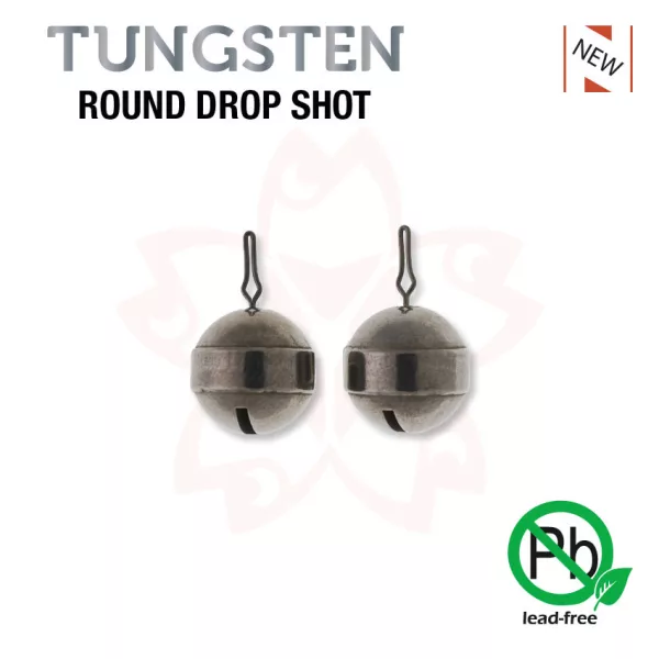 Sakura TUNGSTEN ROUND DROP SHOT olovo za drop shot
