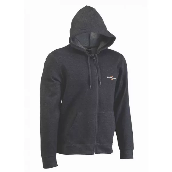 Sakura - HOODIE ZIP LOGO GREY M - Gornja odjeća - Duks s kapuljačom