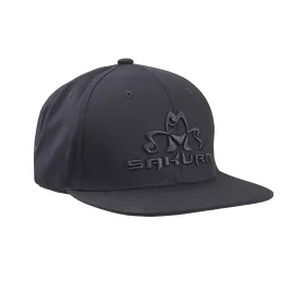 Sakura Flat Visor Crna bejzbol kapa