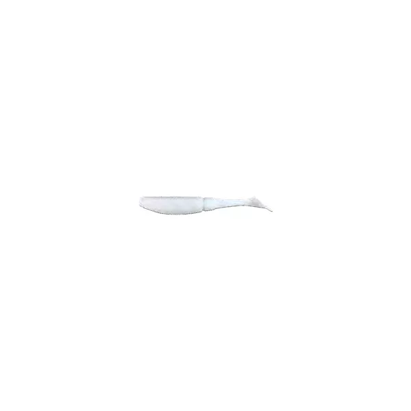 Sakura SLIT SHAD EVO 85 Gumihal Glow White 85mm - 6kom