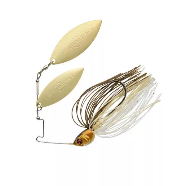 Sakura Cajun DW 21gr JC18 Spinnerbait - Zlatno sjajna