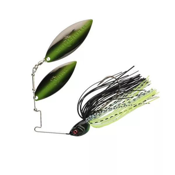 Sakura Cajun DW 21gr JC20 Spinnerbait - Crno-chartreuse