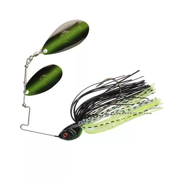 Sakura Cajun DI 17,7gr JC20 Spinnerbait - Crno-chartreuse