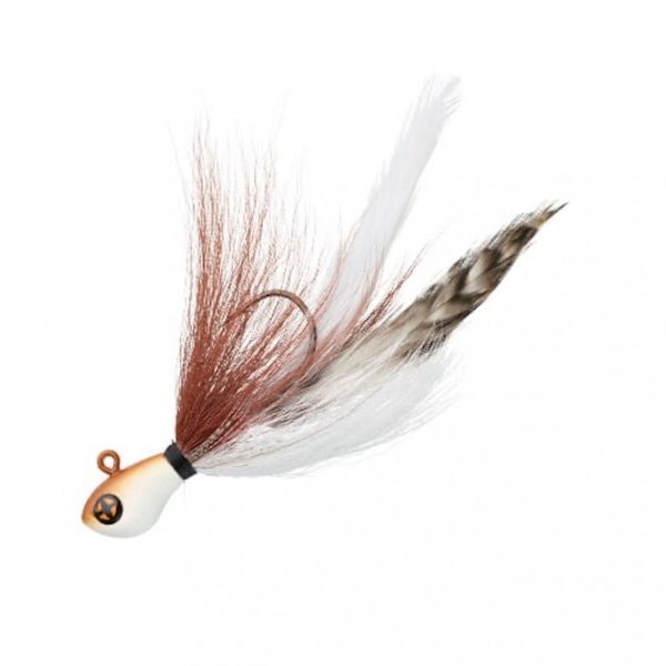 Sakura - R JIG BUCKTAIL 14 G - BS (Brown Shad) - JIG glava s perjem