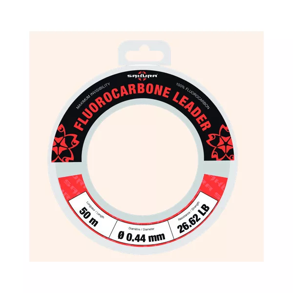 SAKURA FLUOROCARBON LEADER 0,445mm fluorokarbonski predvez / struna