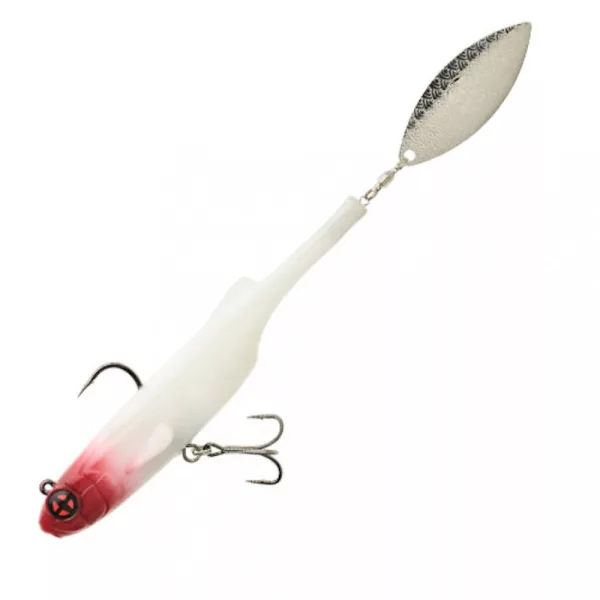 Sakura - SLASH BLADE 100 - 100MM / 21,5G - 008 (Red Head) - Gumeni mamac - S rotirajućim repom