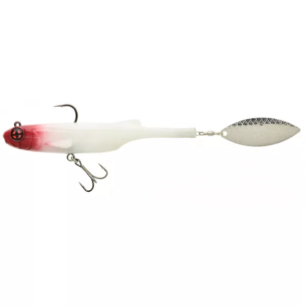 Sakura - SLASH BLADE 125 - 125MM / 38,5G - 008 (Red Head) - Gumeni mamac - S rotirajućim repom
