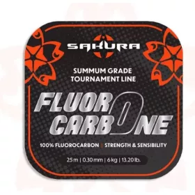 Sakura FLUOROCARBONE 25M predvezica za varaličarenje