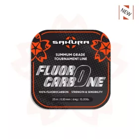  Sakura - FLUOROCARBONE - 25 M - 0.28 mm / 5,35 Kg - 11,7 Lb. - Predvez - Fluorocarbon
