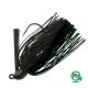 Sakura Tungsten Swim Jig 7,2gr B Jig glava sa suknjom - Crna