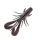 Sakura Zarigani Craw Soft Lure 78mm Plastični Rak 112 Black Red Glitter