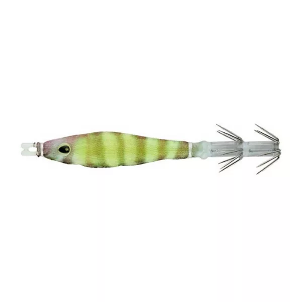 Sakura Stingray Soft 3.0 Glow Zebra Brown-Orange 9,5cm 16,2gr Squid Jig