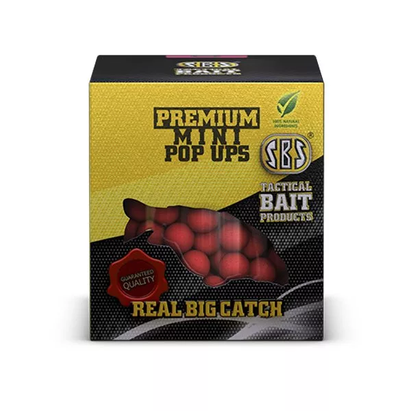 SBS Premium Mini Pop Ups Krill Halibut 20 Gr 8 Mm