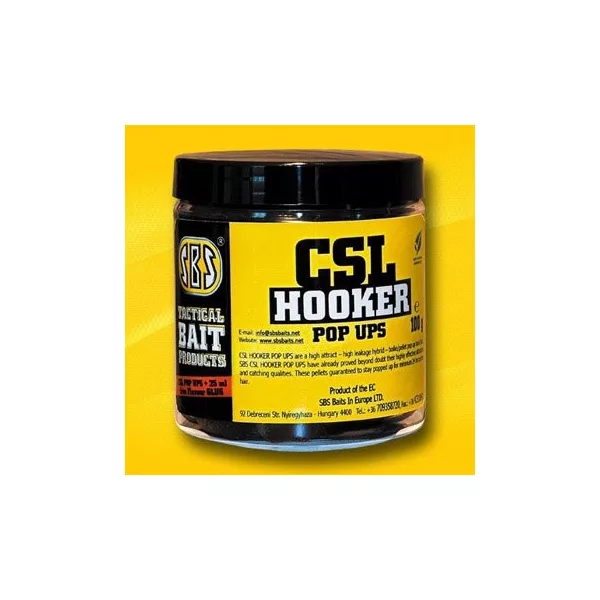 SBS CSL Hooker Pop Ups Strawberry Jam 100 Gm 16 Mm
