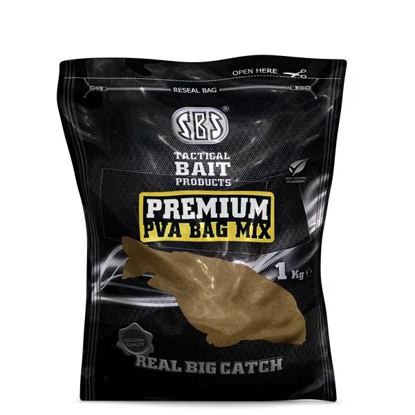 SBS Premium Pva Bag Mix Krill & Halibut hrana za ribe 1kg