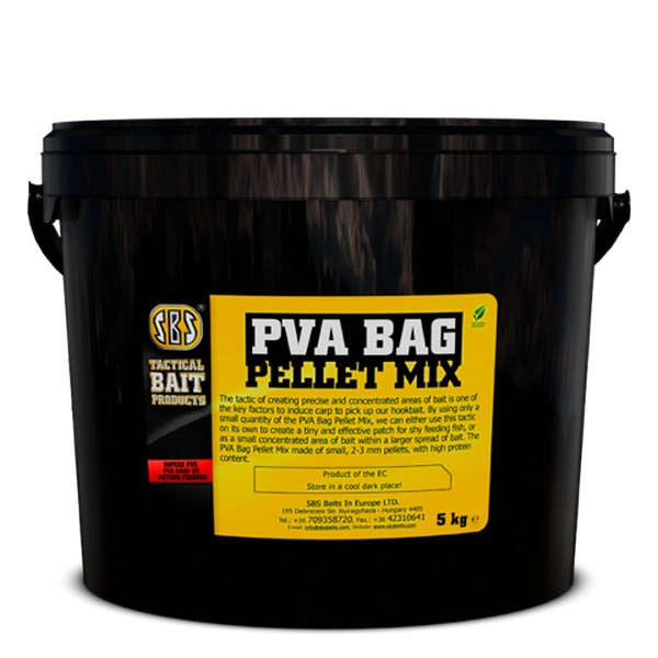 SBS PVA BAG PELLET MIX 500g SQUID & OCTOPUS S ribljim brašnom