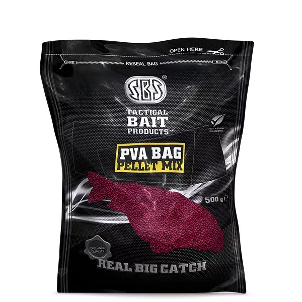 SBS Pva Bag Pellet Mix 1Kg Squid & Octopus S ribljim brašnom