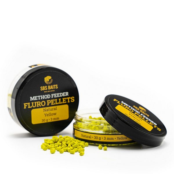 SBS Method Feeder Fluoro Yellow 3mm Pelet 30gr