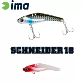 Ima Schneider 18 6,8cm 18gr 017 Red Head Pearl OB Műcsali