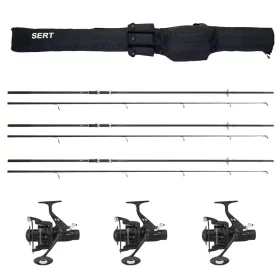   Sert 3x Carp Training 12-2 Štap i 3x Carp Training HRS 601 FD Rola Set