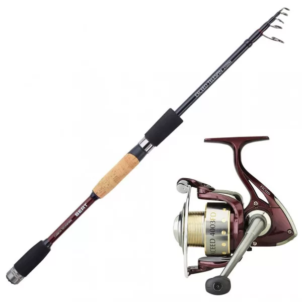 Sert Exceed Telespin 240-6MH Štap i Exceed SPN 4003 FD Rola Set