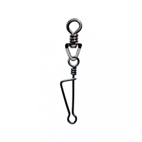   SERT - ITALIAN SWIVEL & SNAP LINK - BLACK N°0 X8 - Okretna kopča