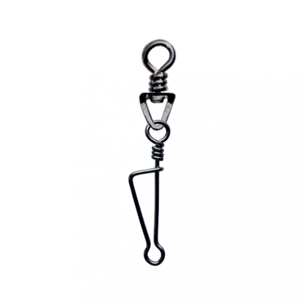 SERT - ITALIAN SWIVEL & SNAP LINK - BLACK N°00 X8 - Okretna kopča
