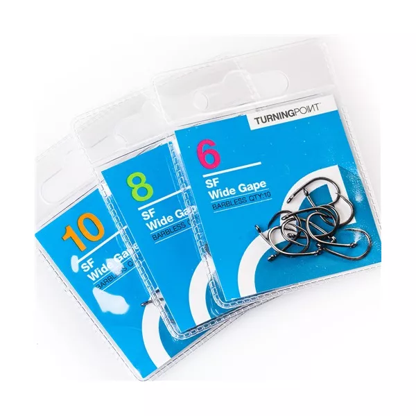 Spotted Fin Wide Gape Barbed - udica s bodljom - veličina 8