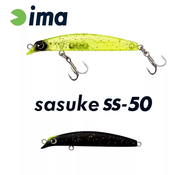 Ima Sasuke SS-50 5cm 1,7gr 008 Matt Night Black Wobbler