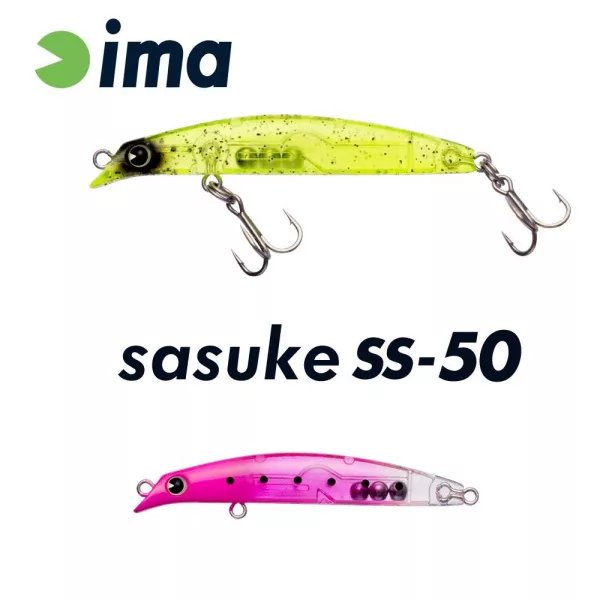 Ima Sasuke SS-50 5cm 1,7gr 011 Pink Shirasu Wobbler