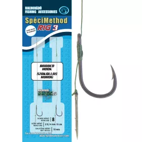   Haldorádó SpéciMethod Rig3 Braid 8 Ušičasta Bodljikava Pletena predvezana udica