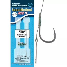   Haldorádó SpéciMethod Rig4 Braid 6 Ušičasta Bodljikava Pletena predvezana udica