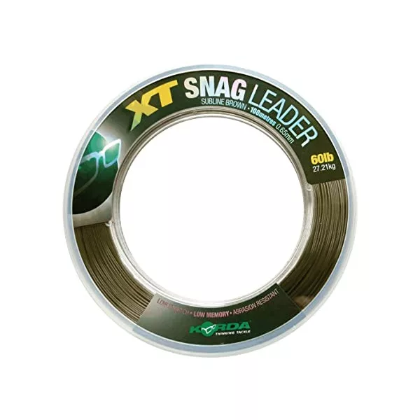 Korda XT Snag Leader 0,60mm 60lb Nylon 100m - bojli predvezica