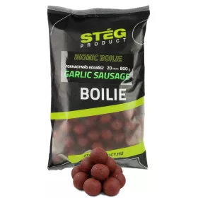   Stég Bionic Boilies 20mm Češnjak-Kobasica Bojla za hranjenje 800gr