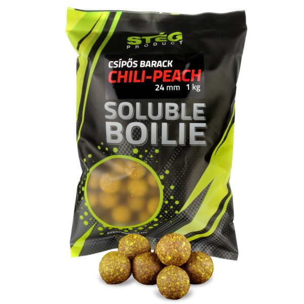Stég Product Soluble Bojli 20mm Čili-Breskva 1kg