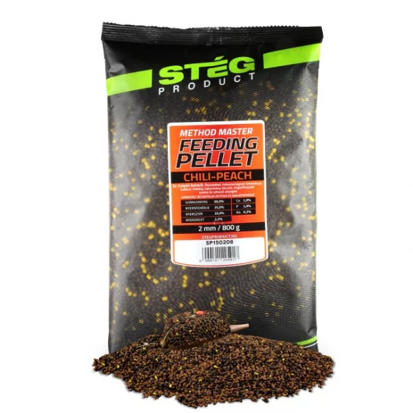 Stég Feeding Ljuta Marelica 2mm 800gr Pelet za hranjenje