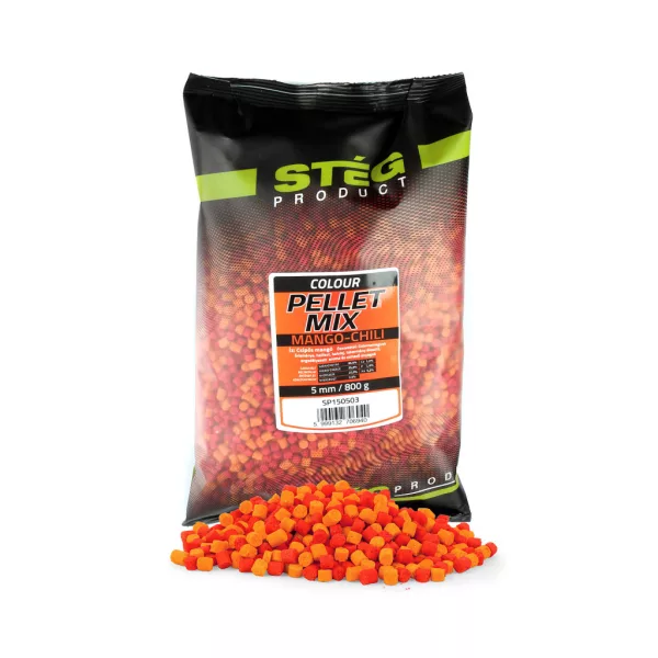 Stég Pellet Mix 5mm Pelet Mango-Chili 800gr