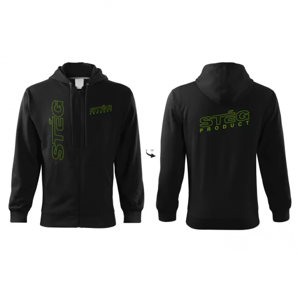 Stég Dukserica s patentnim zatvaračem 2XL