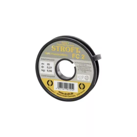   Stroft FC2 Kristálytiszta Áttetsző 0,27mm 25m Fluorocarbon Előkezsinór