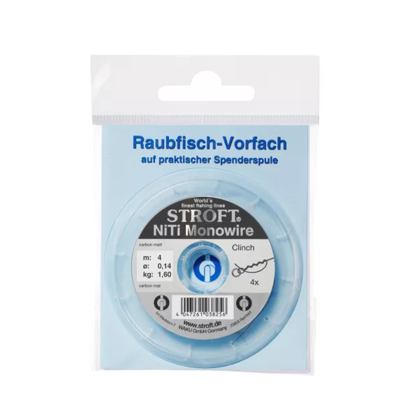 Stroft NiTi Polywire 0,14mm 4m Drót Előke