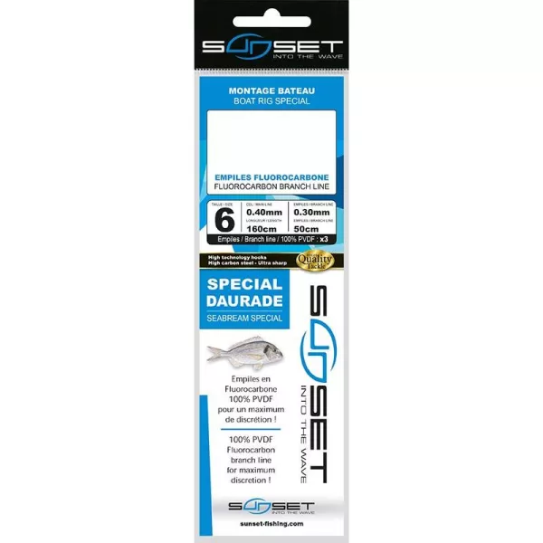 Sunset Rig RS Competition Sea Bream Special Fluoro 3x50 N2 morski sistem