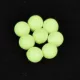 Sunset - BEADS FLOATING ROUND LUMINOUS GREEN 6mm X20 - Stoper