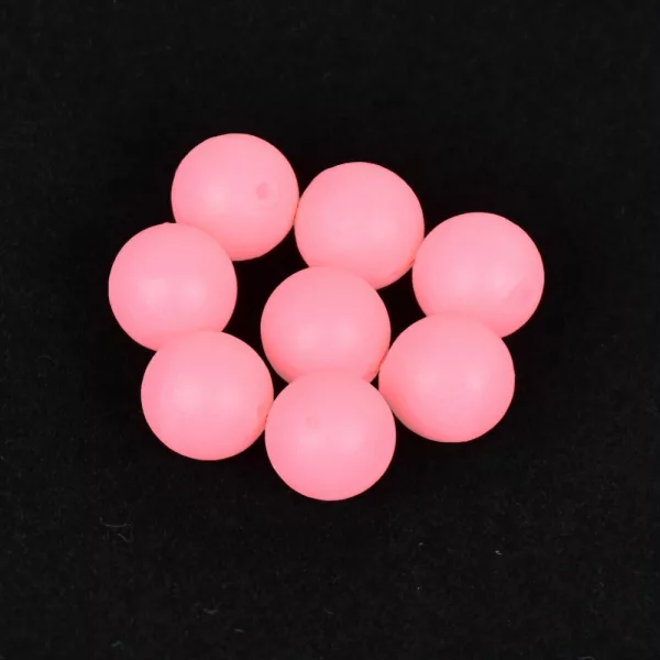 Sunset - BEADS FLOATING ROUND LUMINOUS PINK 6mm X20 - Stoper