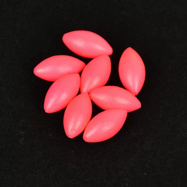 Sunset - BEADS FLOATING OVAL FLUO PINK 5x10mm X20 - Stoper