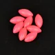 Sunset - BEADS FLOATING OVAL FLUO PINK 7x15mm X20 - Stoper