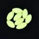 Sunset - BEADS FLOATING OVAL LUMINOUS GREEN 7x15mm X20 - Stoper