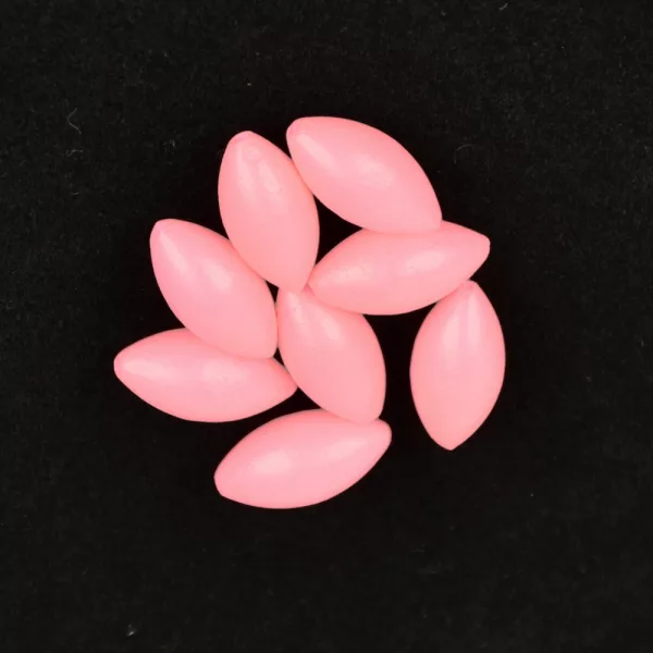 Sunset - BEADS FLOATING OVAL LUMINOUS PINK 7x15mm X20 - Stoper