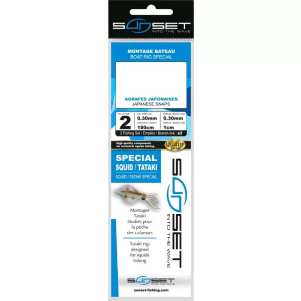 Sunset Boat Rig RS Competition Special Tataki 3 Snaps Morski pribor 2db
